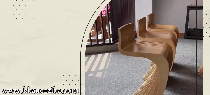 صندلی غذاخوری پارامتریک طرح موج